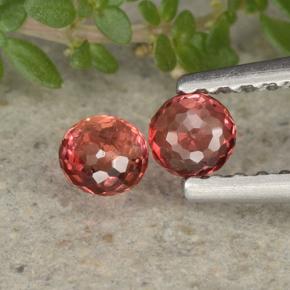 0.5ct Round Mixed-Cut Reddish Orange Sapphire for sale thumb image of 0.5ct Round Mixed-Cut Reddish Orange Sapphire (ID: 496450)