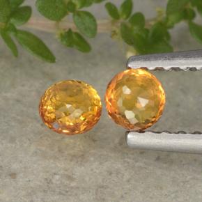 0.3ct Round Mixed-Cut Yellow Sapphire Gem for sale 0.3ct Round Mixed-Cut Yellow Sapphire Gem (ID: 496457)