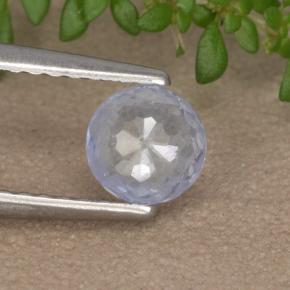 0.8ct Round Mixed-Cut Light Blue Sapphire Gem for sale 0.8ct Round Mixed-Cut Light Blue Sapphire Gem (ID: 496672)