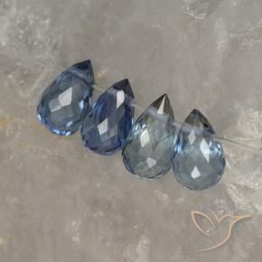 Sapphire Gemstones in 5 x 3 mm (calibrated) Size for Sale, Sapphire Stones in Navy Blue Color