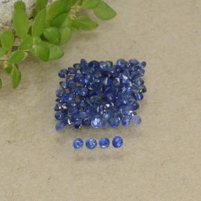 dunkelblau Saphir Edelstein - 0ct Diamanten-Schliff (ID: 499183)