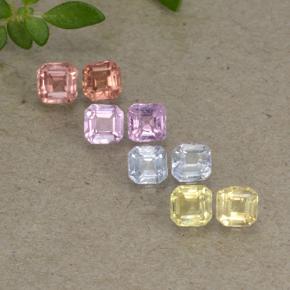0.1ct Octagon Step Cut Multicolor Sapphire for sale thumb image of 0.1ct Octagon Step Cut Multicolor Sapphire (ID: 499373)