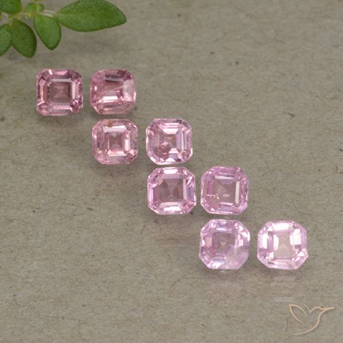 Multicolor Sapphire Gem - 0.1ct Octagon Step Cut (ID: 499374)