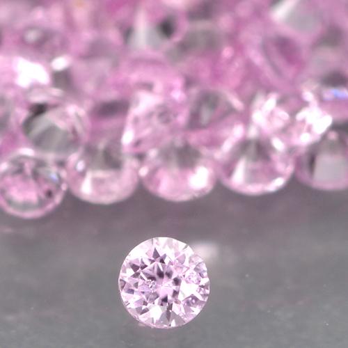 Cherry Pink Сапфир Камень - 0ct Бриллиантовая Огранка (ID: 499591)