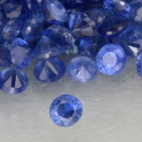 Light Navy Blue Zaffiro Gem - 0ct Taglio brillante (ID: 500510)