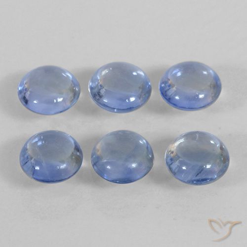 1.44ctw Natural Baby Blue Sapphire, Round, Transparent