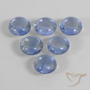 Sapphire Gemstones in 3.5 mm (calibrated) Size for Sale, Sapphire Stones in Baby Blue Color