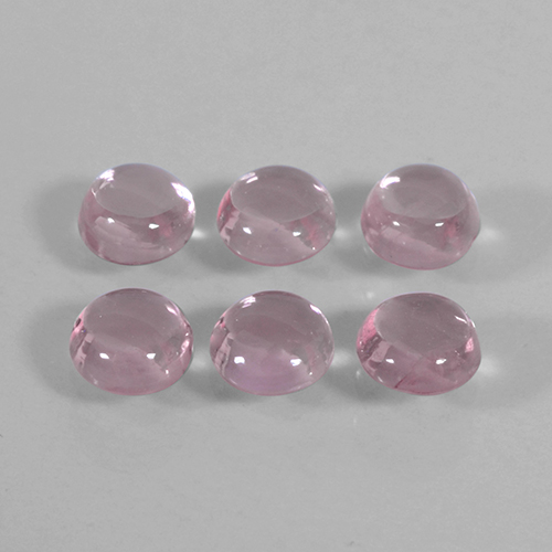 Light Bubblegum Pink Sapphire Gem - 0.3ct Round Cabochon (ID: 500545)