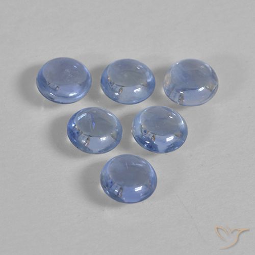 1.22ctw Natural Light Navy Blue Sapphire, Round, Transparent