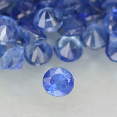 Baby Blue Сапфир Камень - 0ct Бриллиантовая Огранка (ID: 500585)