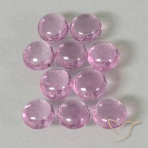Sapphire Gemstones in 3.1 mm Size for Sale, Sapphire Stones in Very Light Royal Purple Pink Color