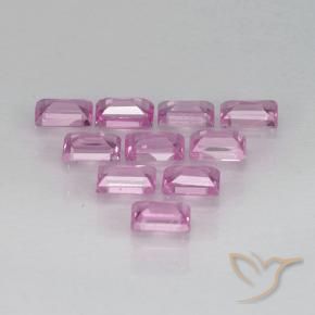 Sapphire Gemstones in 3 x 2 mm (calibrated) Size for Sale, Sapphire Stones in Light Royal Purple Pink Color
