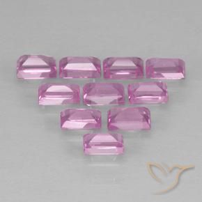 Sapphire Gemstones in 3 x 2 mm (calibrated) Size for Sale, Sapphire Stones in Light Pink Color