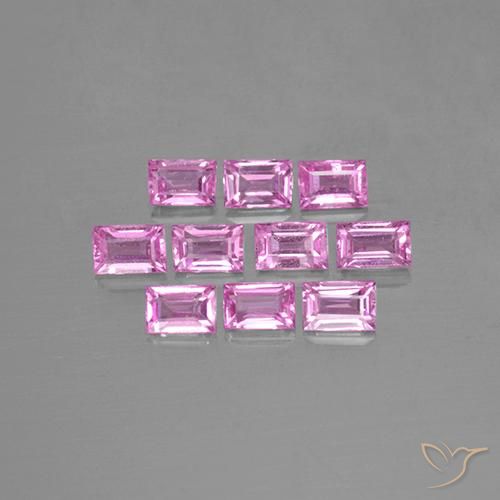 1.15ctw Natural Light Pink Sapphire, Baguette, VS