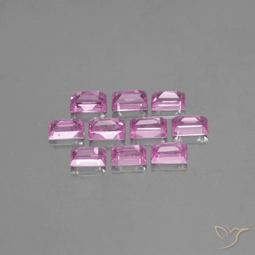 Sapphire Gemstones in 3.2 x 2.1 mm Size for Sale, Sapphire Stones in Light Pink Color