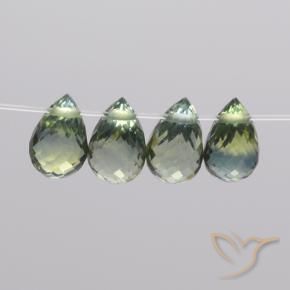 2.68 ctw Multicolor Sapphire Stones, Natural Sapphire in Briolette with Hole Shape for Sale