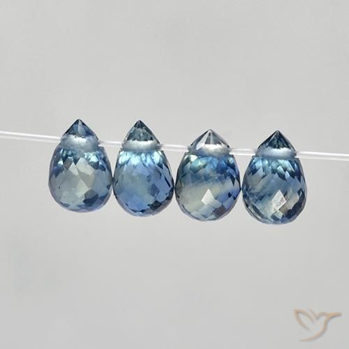 Sapphire Gemstones in 4.9 x 3.2 mm Size for Sale, Sapphire Stones in Blue Color