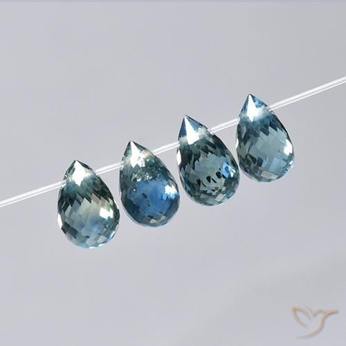 2.78ctw Natural Blue Sapphire, Briolette, VS