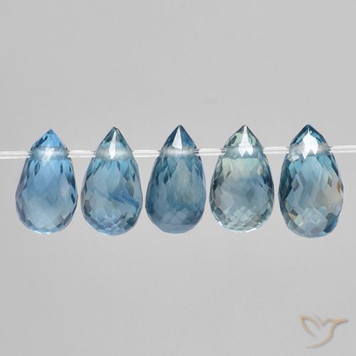2.12ctw Natural Blue Sapphire, Briolette, VS