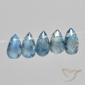Sapphire Gemstones in 5.4 x 3 mm Size for Sale, Sapphire Stones in Blue Color
