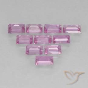 Sapphire Gemstones in 3.3 x 2 mm Size for Sale, Sapphire Stones in Light Pink Color