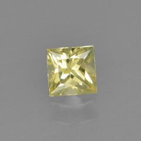 0.4ct Princess-Cut Yellow Sapphire Gem for sale 0.4ct Princess-Cut Yellow Sapphire Gem (ID: 502064)