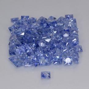 Sapphire Gemstone in 3.1 x 3.1 mm Size for Sale, Sapphire Stone in Electric Purple Blue Color