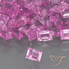 5.72 ctw Purple Sapphire Stones, Natural Sapphire in Baguette Step Cut Shape for Sale