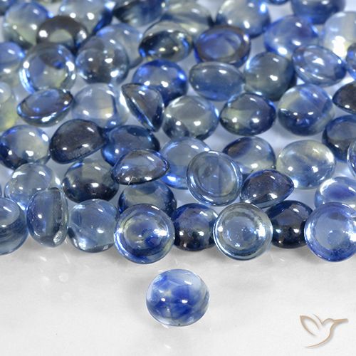 0.41ct Natural Deep Blue Sapphire, Round, Transparent