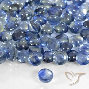 Sapphire Gemstones in 4 mm (calibrated) Size for Sale, Sapphire Stones in Deep Blue Color