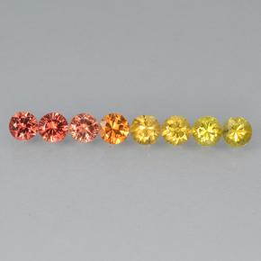 Multicolor Zafiro Gema - 0.2ct Corte Diamante (ID: 503661)
