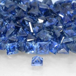 Sapphire Gemstone in 2.9 x 2.8 mm Size for Sale, Sapphire Stone in Dark Blue Color