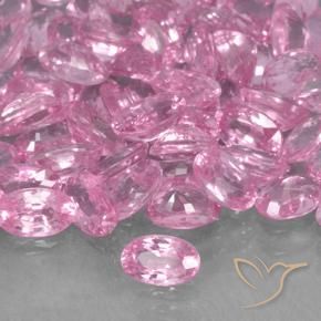 30.77 ctw Pink Sapphire Stones, Natural Sapphire in Oval Facet Shape for Sale