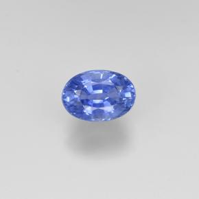 Pastel Blue Сапфир Камень - 0.6ct Фасетный Овал (ID: 504644)