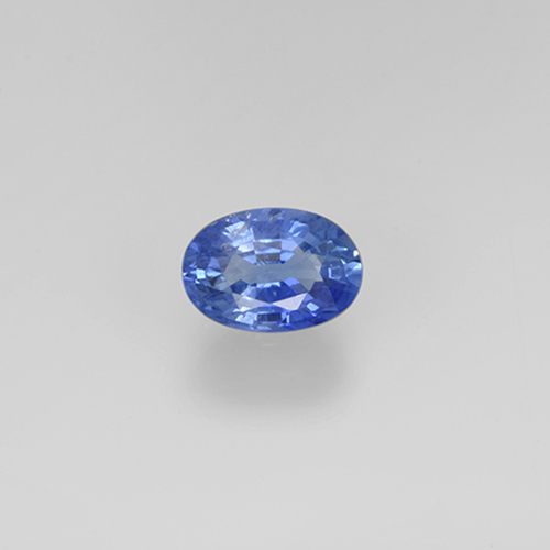Medium Dark Blue Saphir Edelstein - 0.6ct Oval facettiert (ID: 504651)