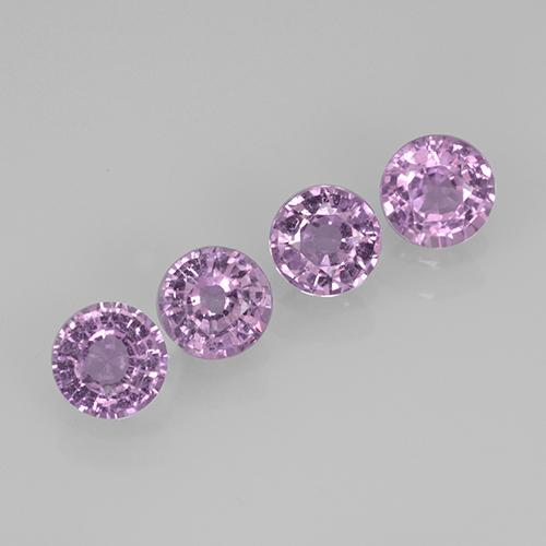 Violeta sangría Zafiro Gema - 0.4ct Faceta Redonda (ID: 505090)