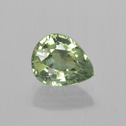 0.8ct Pear Facet Green Sapphire Gem for sale 0.8ct Pear Facet Green Sapphire Gem (ID: 505143)