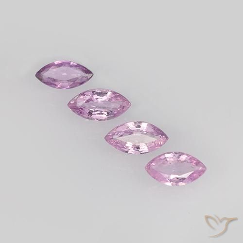 Very Light Royal Purple Pink Сапфир Камень - 0.3ct Фасетная Маркиза (ID: 505171)