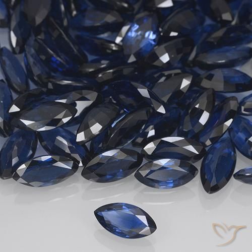 263.33 ctw Blue Sapphire Stones, Natural Sapphire in Marquise Facet Shape for Sale