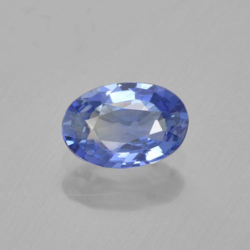 Baby Blue Сапфир Камень - 0.6ct Фасетный Овал (ID: 505748)
