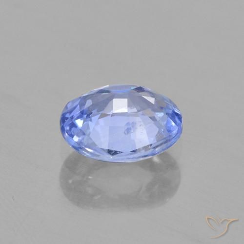 Sapphire Gemstone in 5.8 x 4.9 mm Size for Sale, Sapphire Stone in Light Blue Color