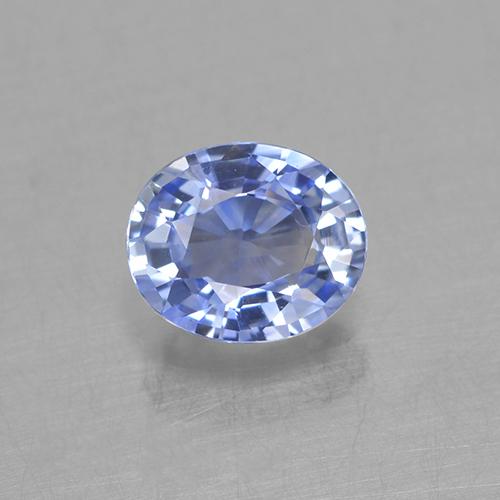 Pastel Blue Сапфир Камень - 0.6ct Фасетный Овал (ID: 505768)
