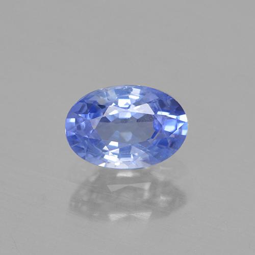 Pastel Blue Сапфир Камень - 0.7ct Фасетный Овал (ID: 505773)