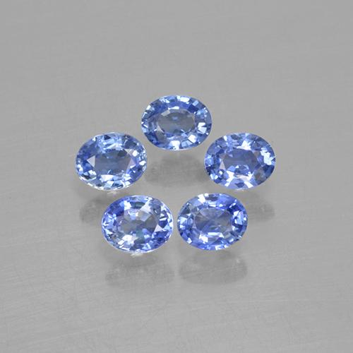 Medium Dark Blue Сапфир Камень - 0.2ct Фасетный Овал (ID: 506113)