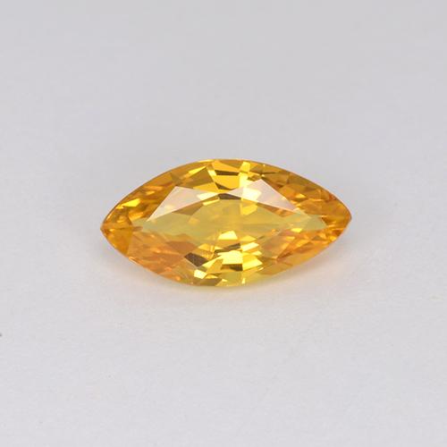 Dorado medio Zafiro Gema - 1.2ct Forma marquesa (ID: 508527)