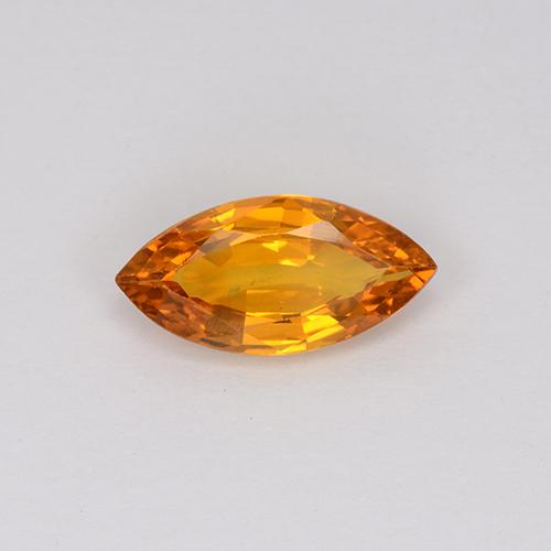 hellorange Saphir Edelstein - 1.2ct Marquiseschliff (ID: 508530)