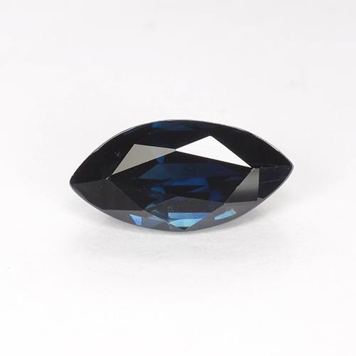 Blackish Blue Сапфир Камень - 1.5ct Фасетная Маркиза (ID: 509727)