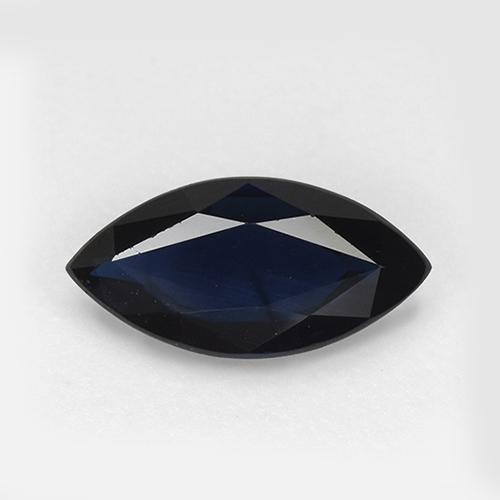 Twilight Blue Sapphire Gem - 0.9ct Marquise Facet (ID: 509741)