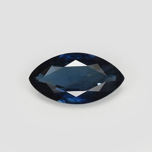Azul marino Zafiro Gema - 1.2ct Forma marquesa (ID: 509940)