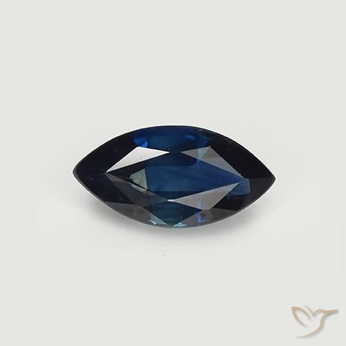 1.03ct Natural Night Blue Sapphire, Marquise, VVS-VS